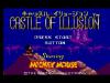 Mickey Mouse no Castle Illusion - Game Gear