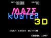 Maze Hunter 3-D : A 3-D Cartridge - Master System