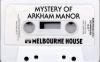 The Mystery Of Arkham Manor - Amstrad-CPC 464