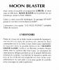 Moon Blaster - Amstrad-CPC 464