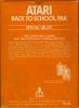 Back to School Pak - Atari 2600