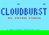 Cloudburst - Atari XE