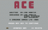 ACE : Air Combat Simulator - Commodore 64