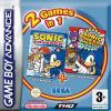 2 games in 1 : Sonic Advance + Sonic Pinball Party  - Game Boy Advance