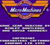 Micro Machines  - Game Gear