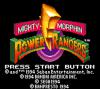 Mighty Morphin : Power Rangers  - Game Gear