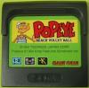 Popeye Beach Volleyball - Game Gear