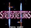 Strider Returns : Journey From Darkness - Game Gear