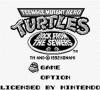 Teenage Mutant Ninja Turtles II : Back from the Sewers - Game Boy