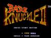 Bare Knuckle II  - Game Gear