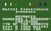Advanced Dungeons & Dragons: Treasure of Tarmin Cartridge - Intellivision