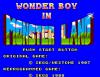 Wonder Boy in Monster Land - Master System