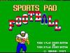 Sports Pad Football - Master System