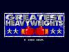 Greatest Heavyweights - Master System