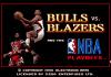 Bulls Versus Blazers And The NBA Playoffs - Mega Drive - Genesis