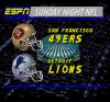 ESPN : Sunday Night NFL - Mega-CD - Sega CD