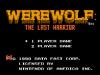 Werewolf : The Last Warrior - NES - Famicom