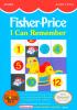 Fisher Price : I Can Remember - NES - Famicom