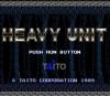 Heavy Unit - PC-Engine Hu-Card