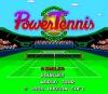 Power Tennis - PC-Engine Hu-Card