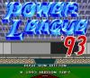 Power League ' 93 - PC-Engine Hu-Card