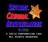 S.C.I. : Special Criminal Investigation - PC-Engine Hu-Card