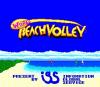 World Beach Volley - PC-Engine Hu-Card