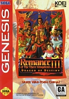 Romance of the Three Kingdoms III : Dragon of Destiny